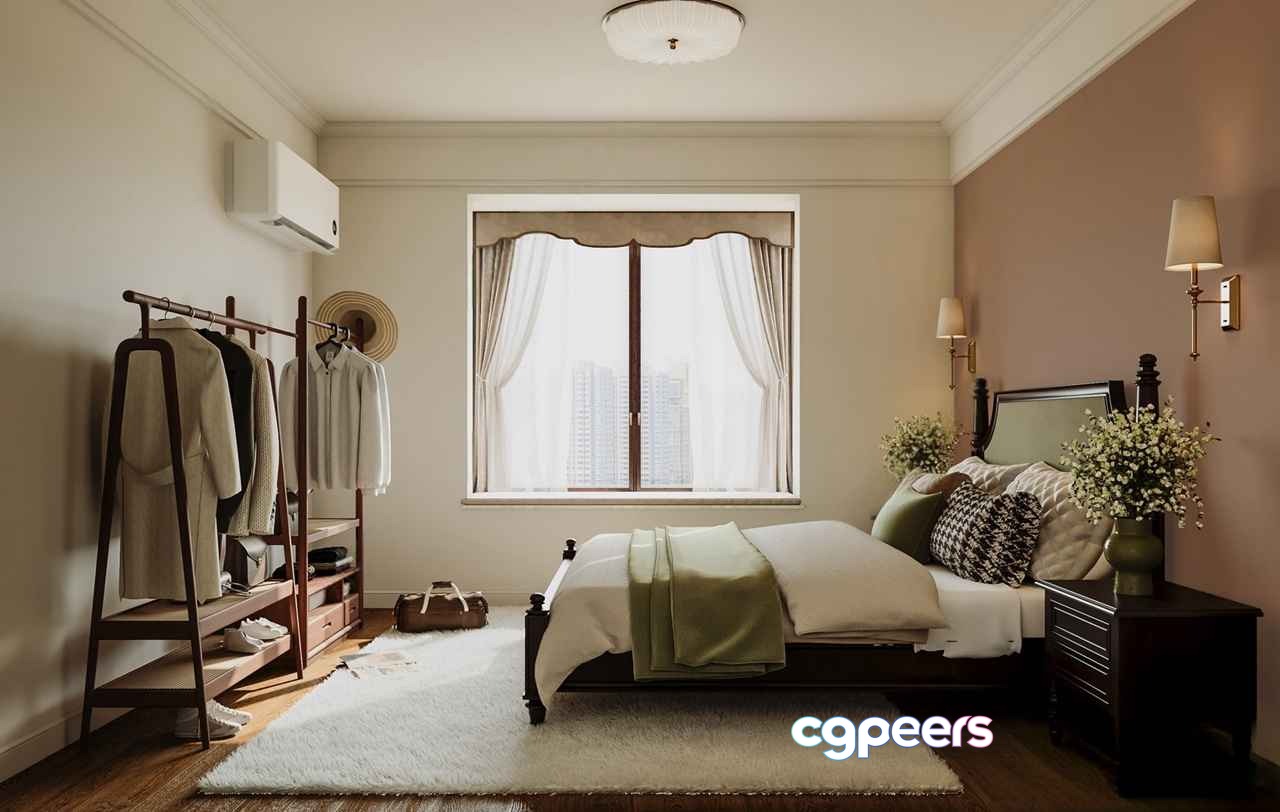 Cozy Bedroom 3D Model - 17522 - CORONA Render Cozy Bedroom 3D Model - 17522 - CORONA Render