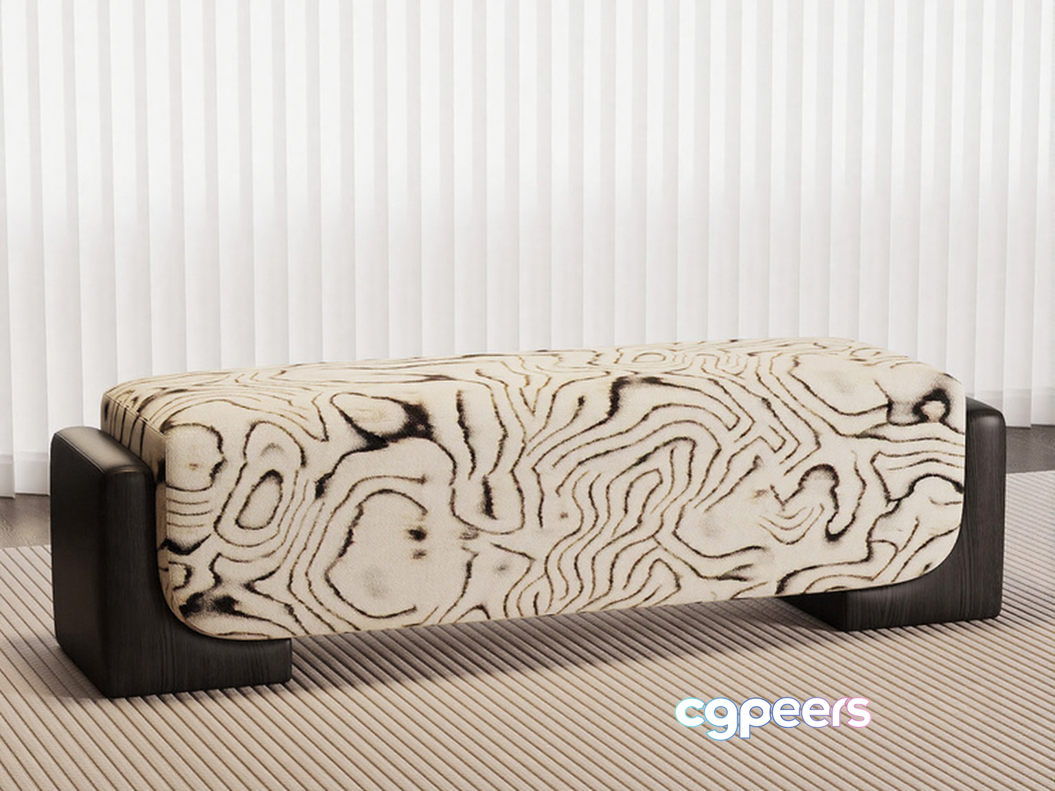Modern Coffee Table 3D Model - 17946 - VRAY Render