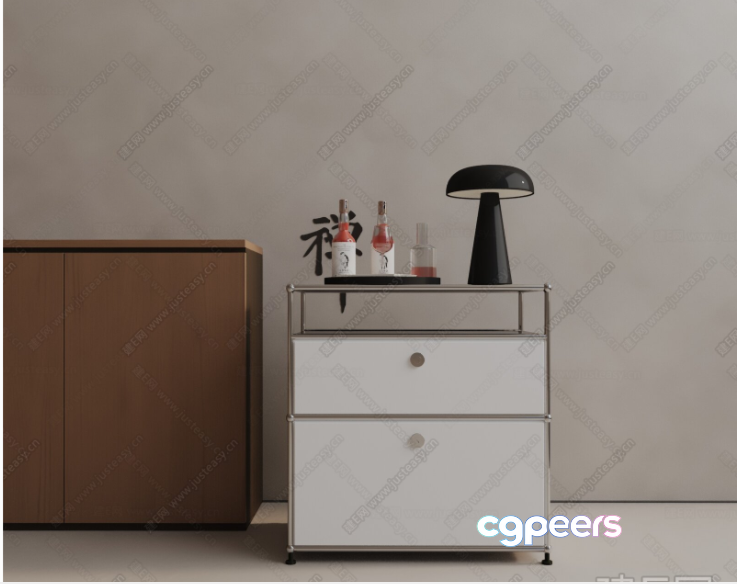 Modern Minimalist Decor 3D Model - 20572 - VRAY Render