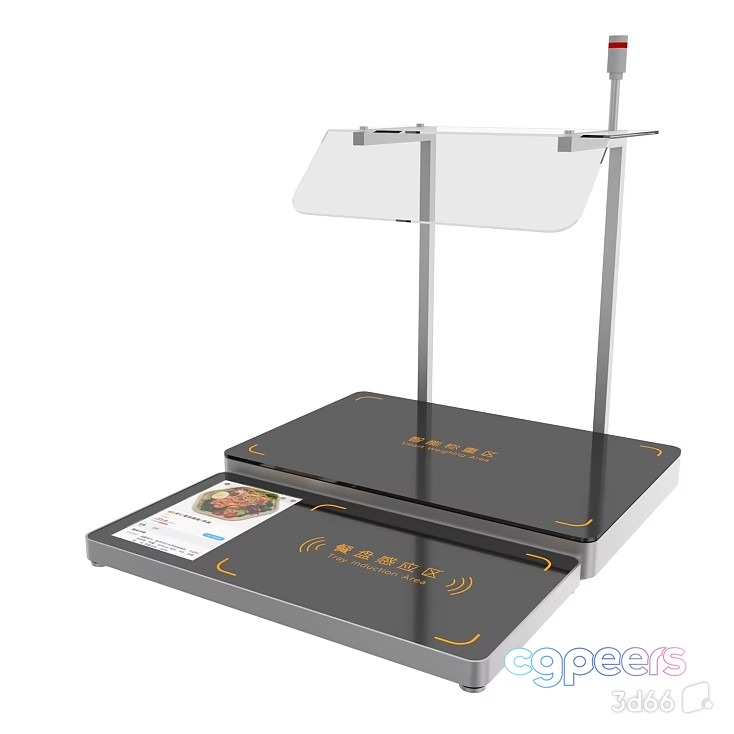A Digital Scale With A Glass Top 3D Model - 18604 - VRAY Render