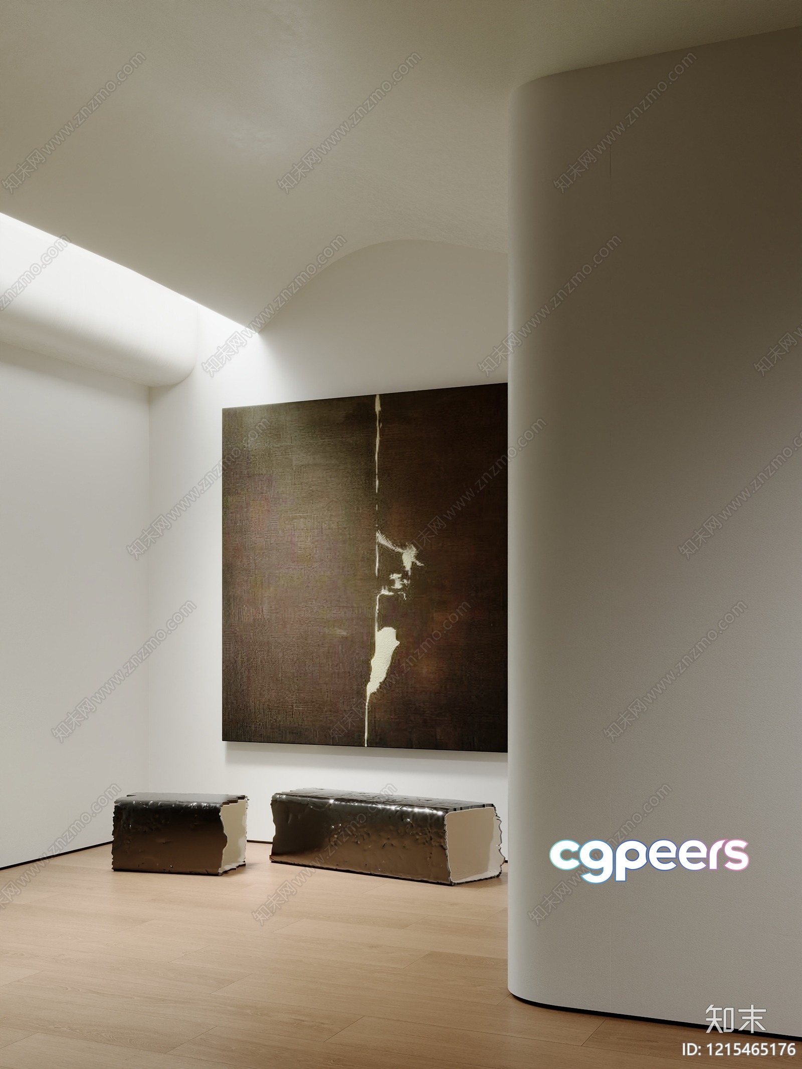Modern Minimalist Room 3D Model - 15618 - VRAY Render