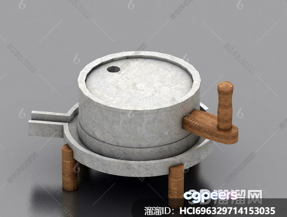 3D Model Of A Pot 3D Model - 6011 - VRAY Render