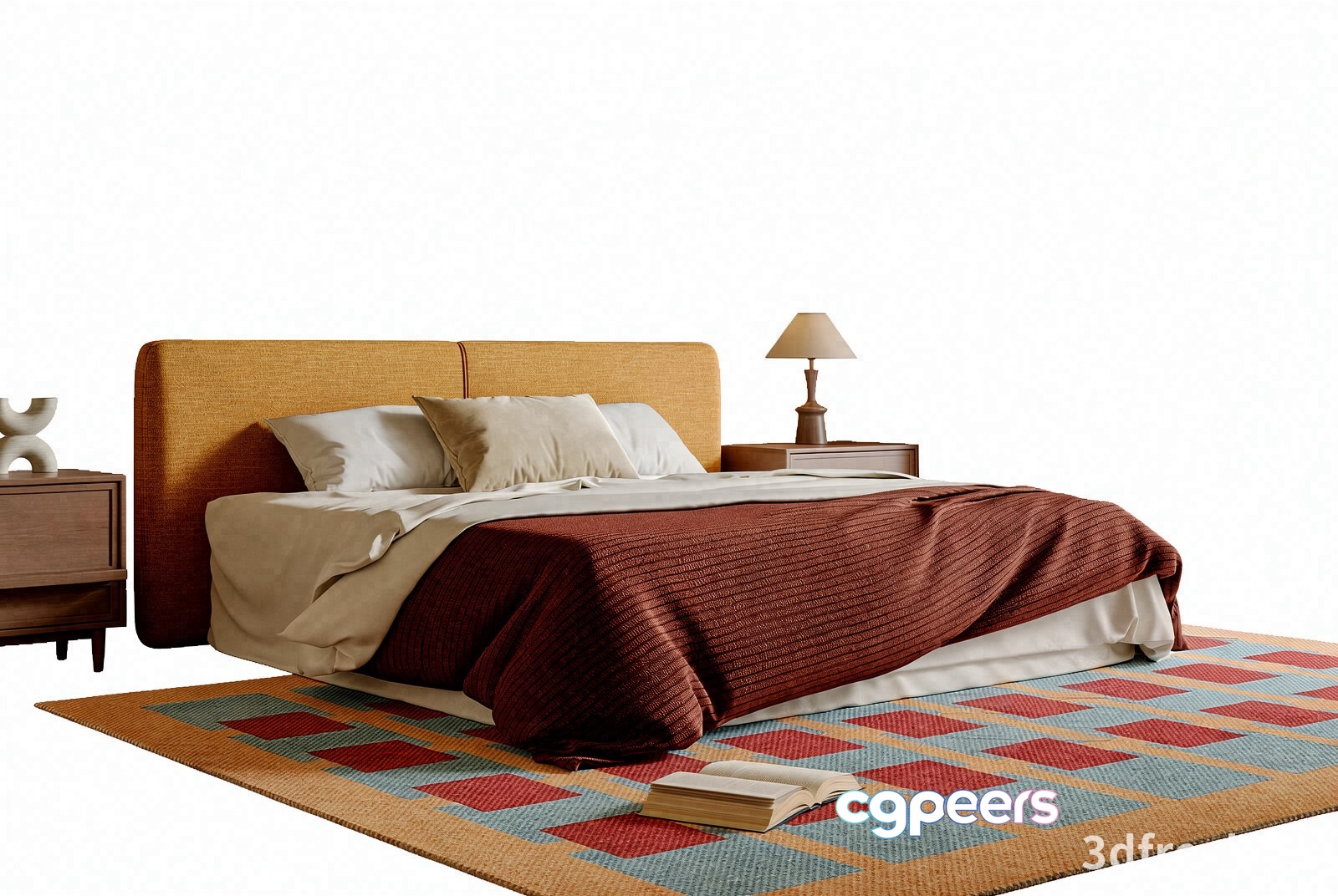 Cozy Bedroom 3D Model - 5862 - VRAY Render Cozy Bedroom 3D Model - 5862 - VRAY Render
