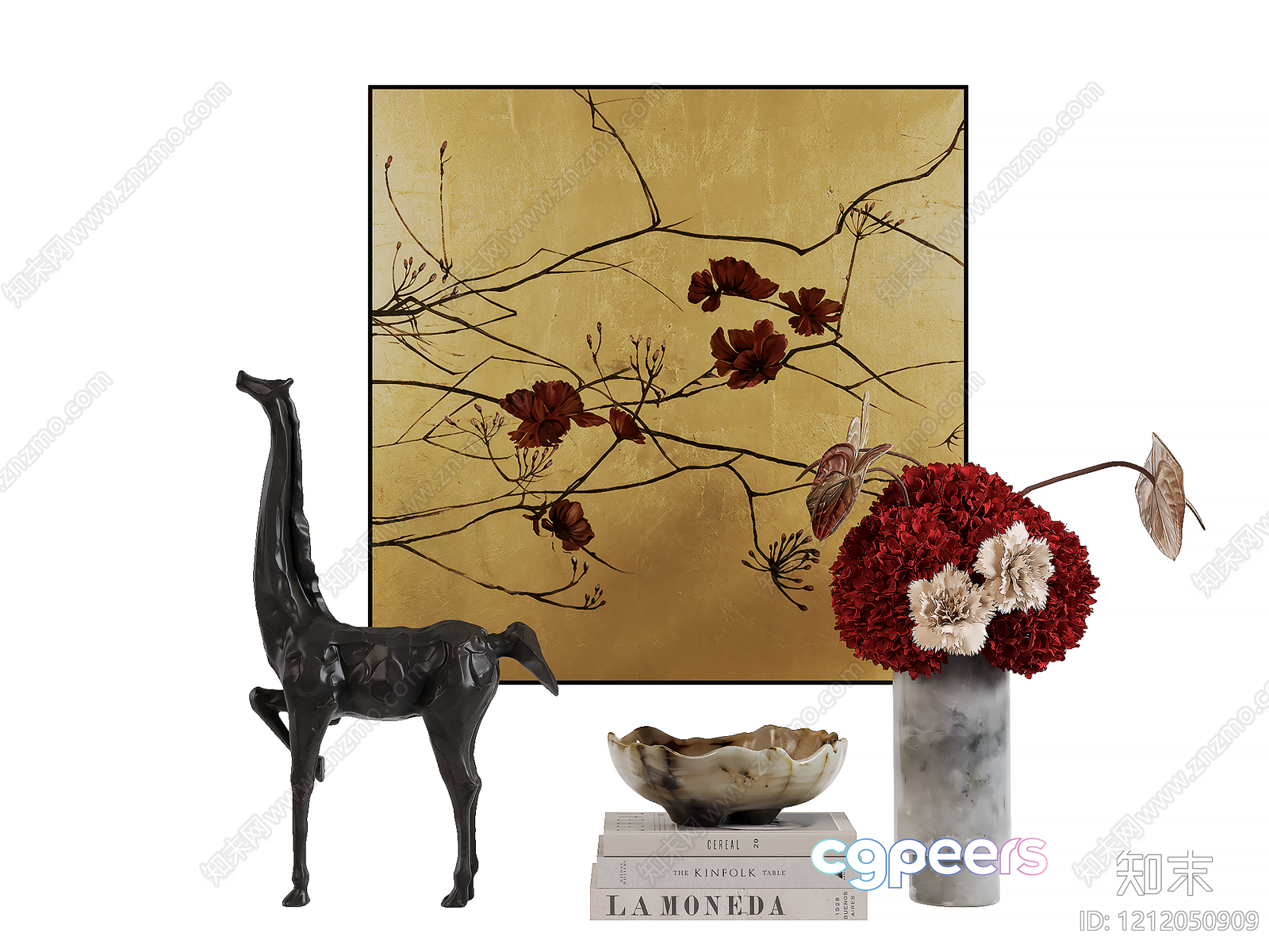 Modern Home Decor 3D Model - 2795 - VRAY Render