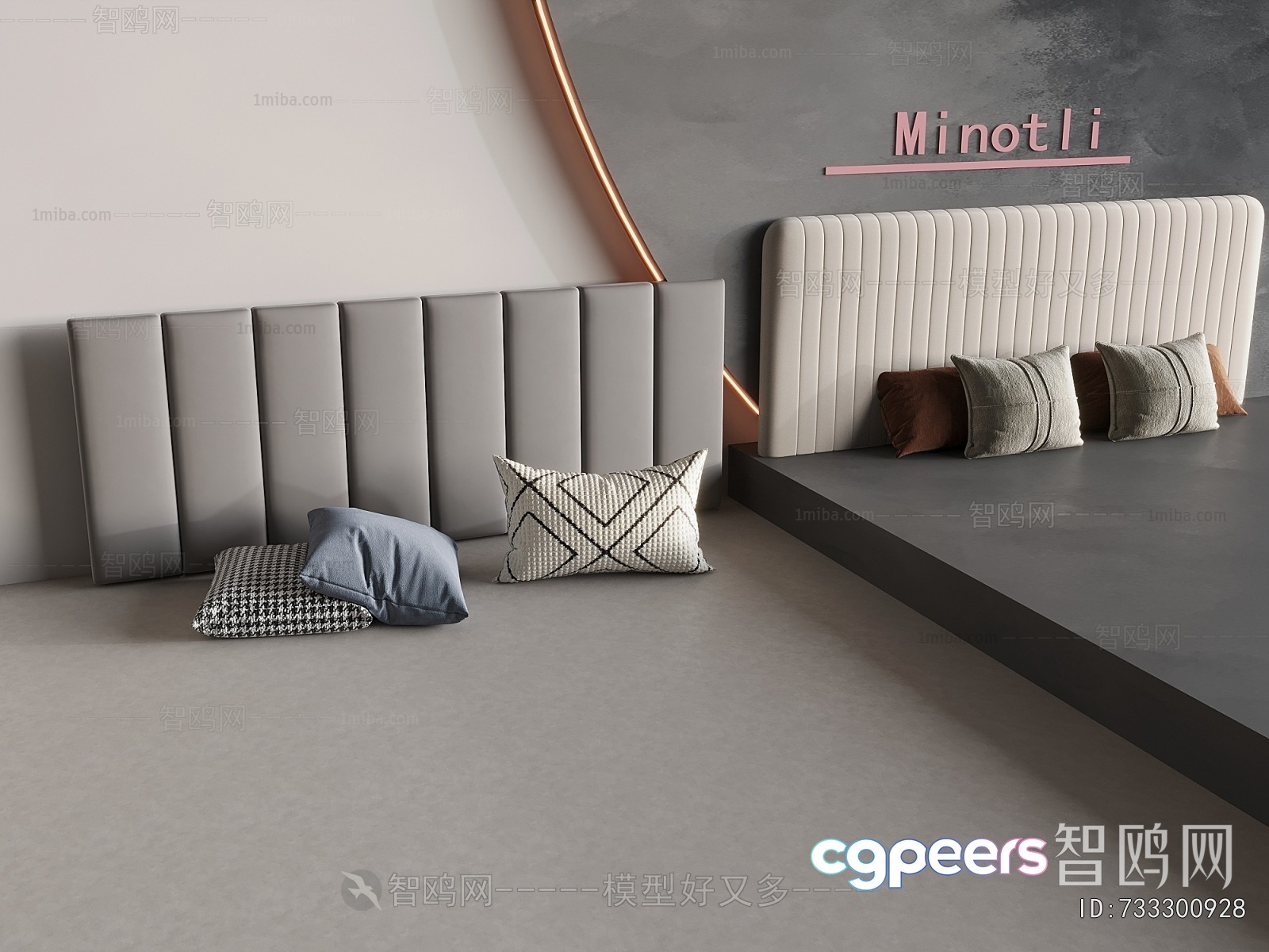 Modern Living Room 3D Model - 11406 - VRAY Render Modern Living Room 3D Model - 11406 - VRAY Render