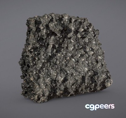 3D Game Assets - Chunk Of Asphalt (Surface Macro) 3D Game Assets - Chunk Of Asphalt (Surface Macro)
