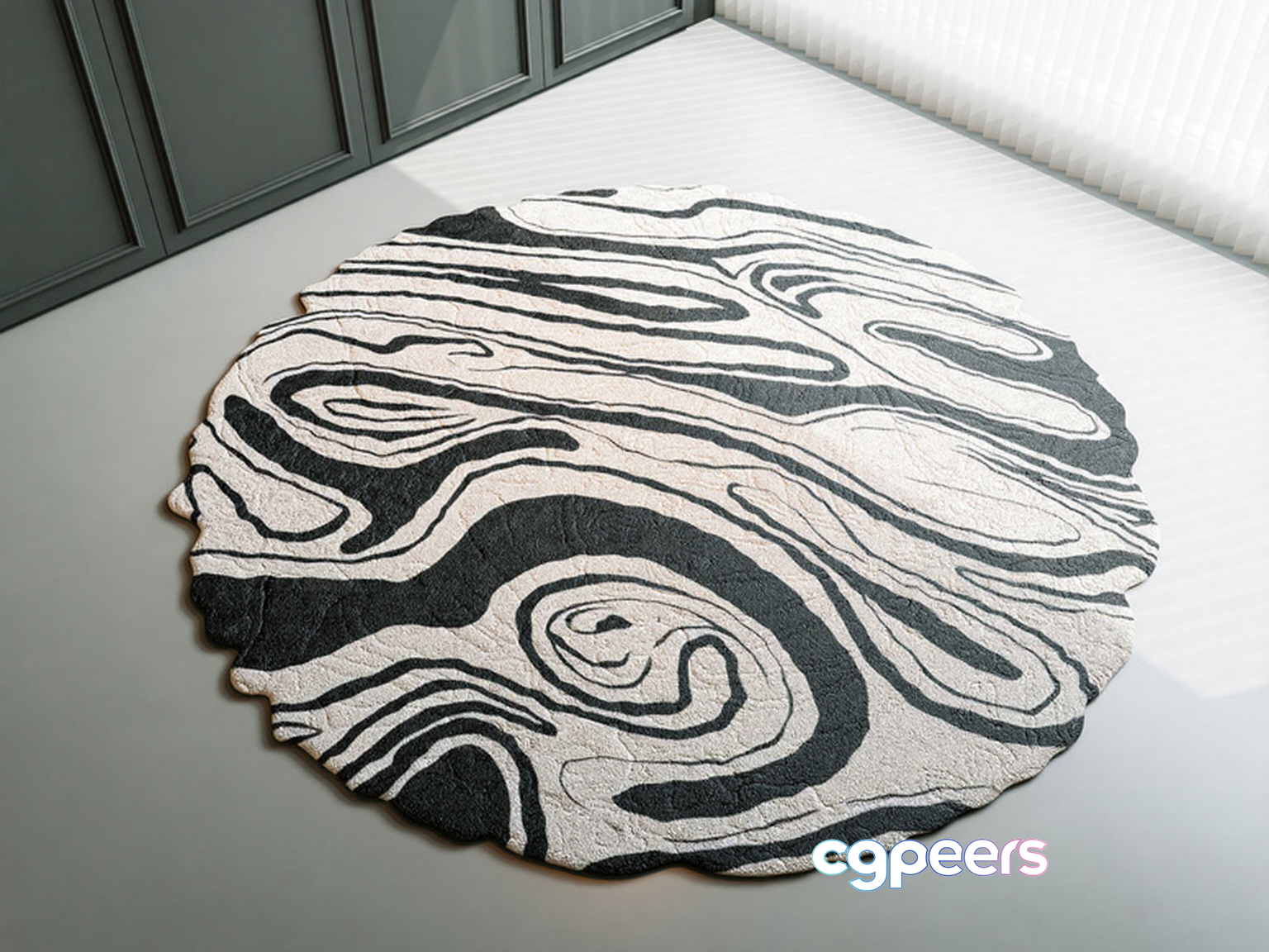 Abstract Rug 3D Model - 2054 - CORONA Render