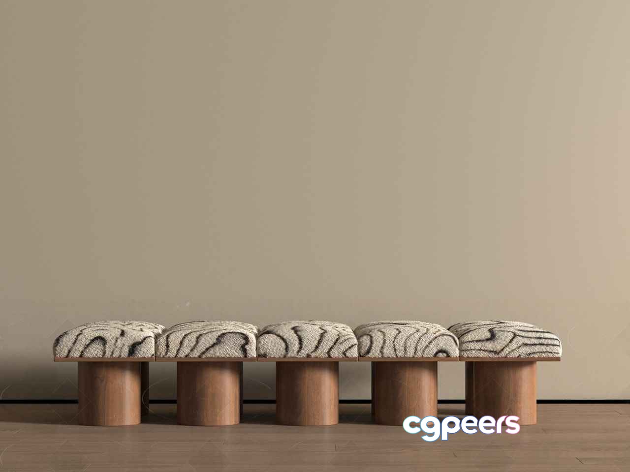 Modern Living Room 3D Model - 819 - VRAY Render