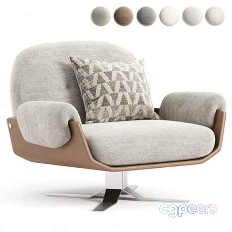 Modern Living Room 3D Model - 13492 - CORONA Render