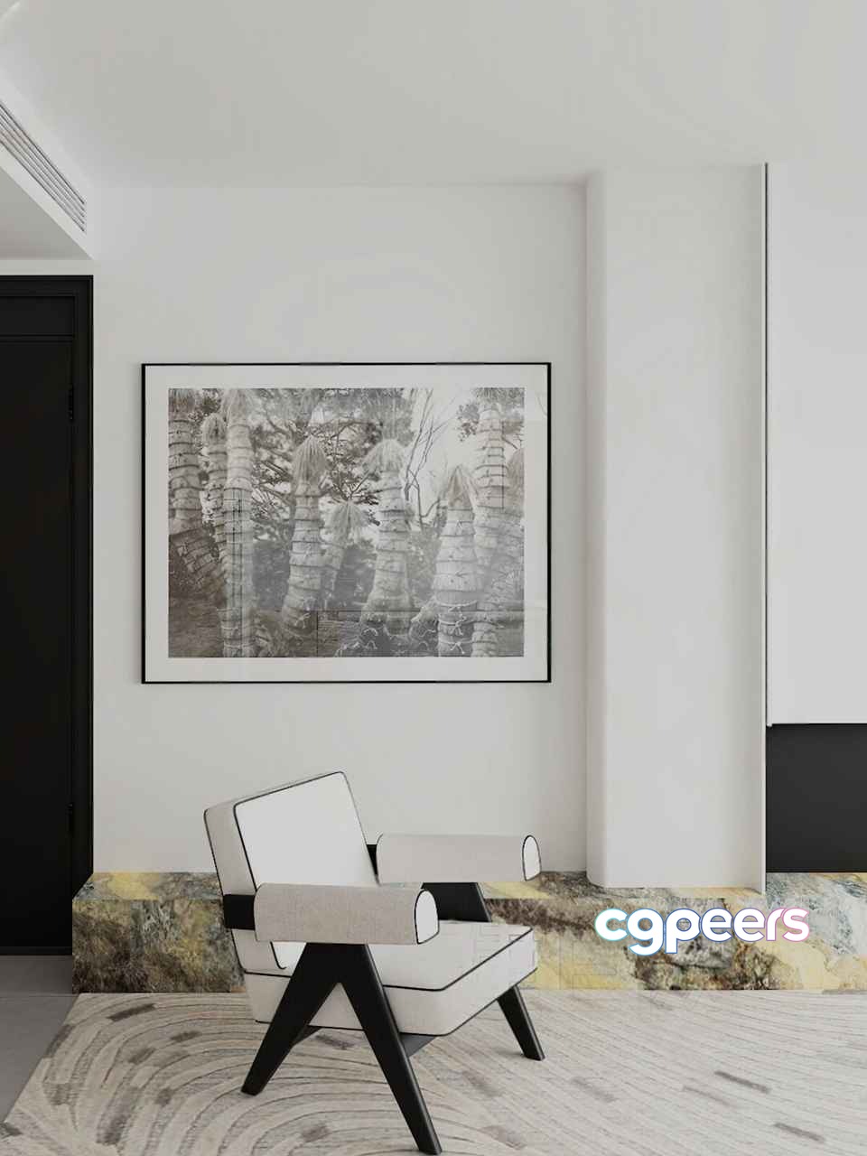 Modern Living Room 3D Model - 8814 - VRAY Render Modern Living Room 3D Model - 8814 - VRAY Render