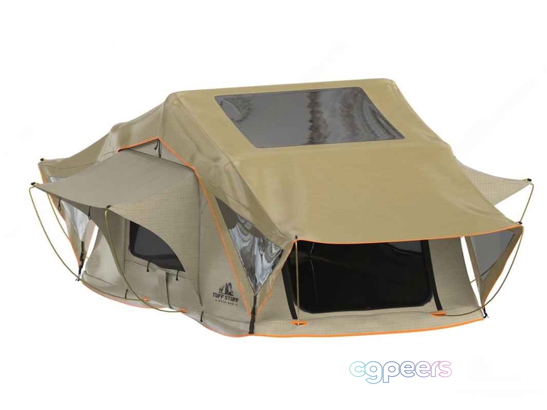 A Beige Tent 3D Model - 14893 - VRAY Render