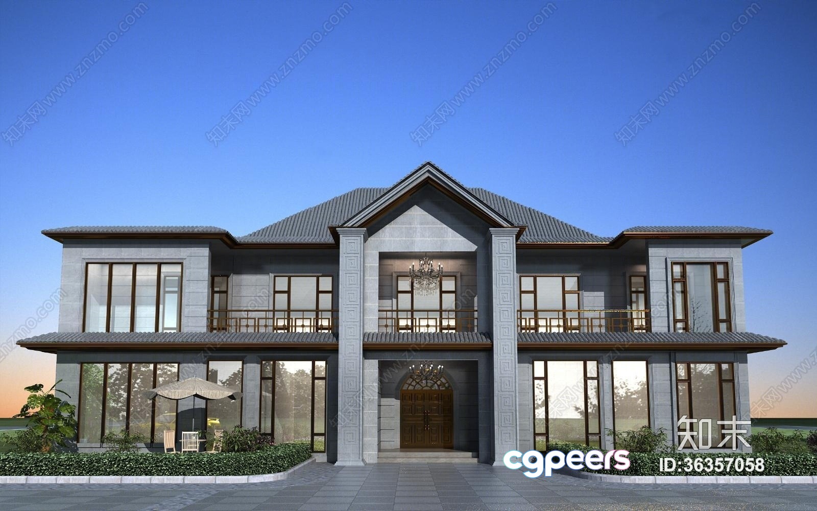 A Large House 3D Model - 5859 - VRAY Render A Large House 3D Model - 5859 - VRAY Render