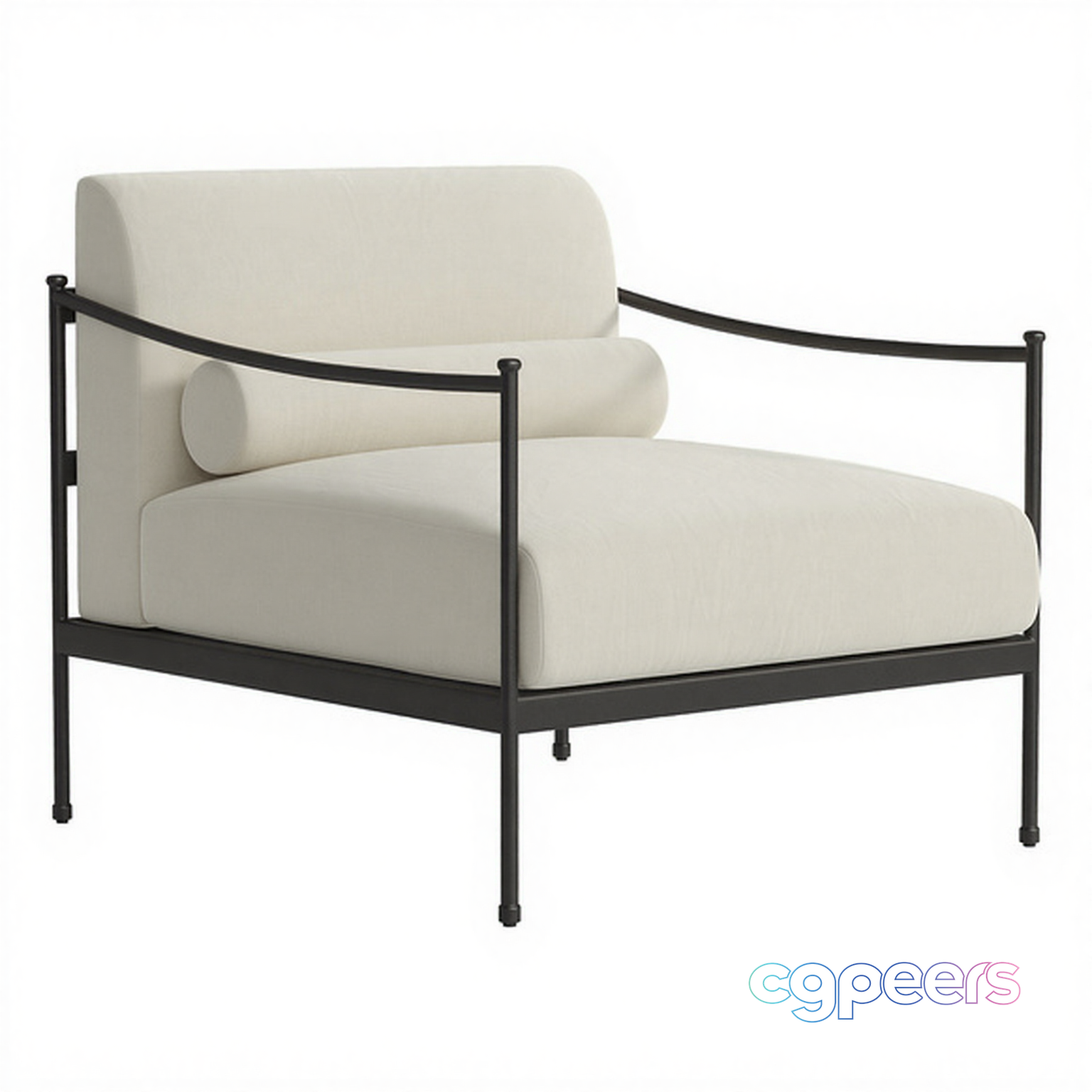 Modern Metal Chair 3D Model - 5889 - CORONA Render