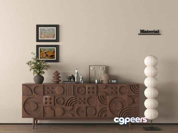 Modern Art Decor 3D Model - 510 - VRAY Render Modern Art Decor 3D Model - 510 - VRAY Render