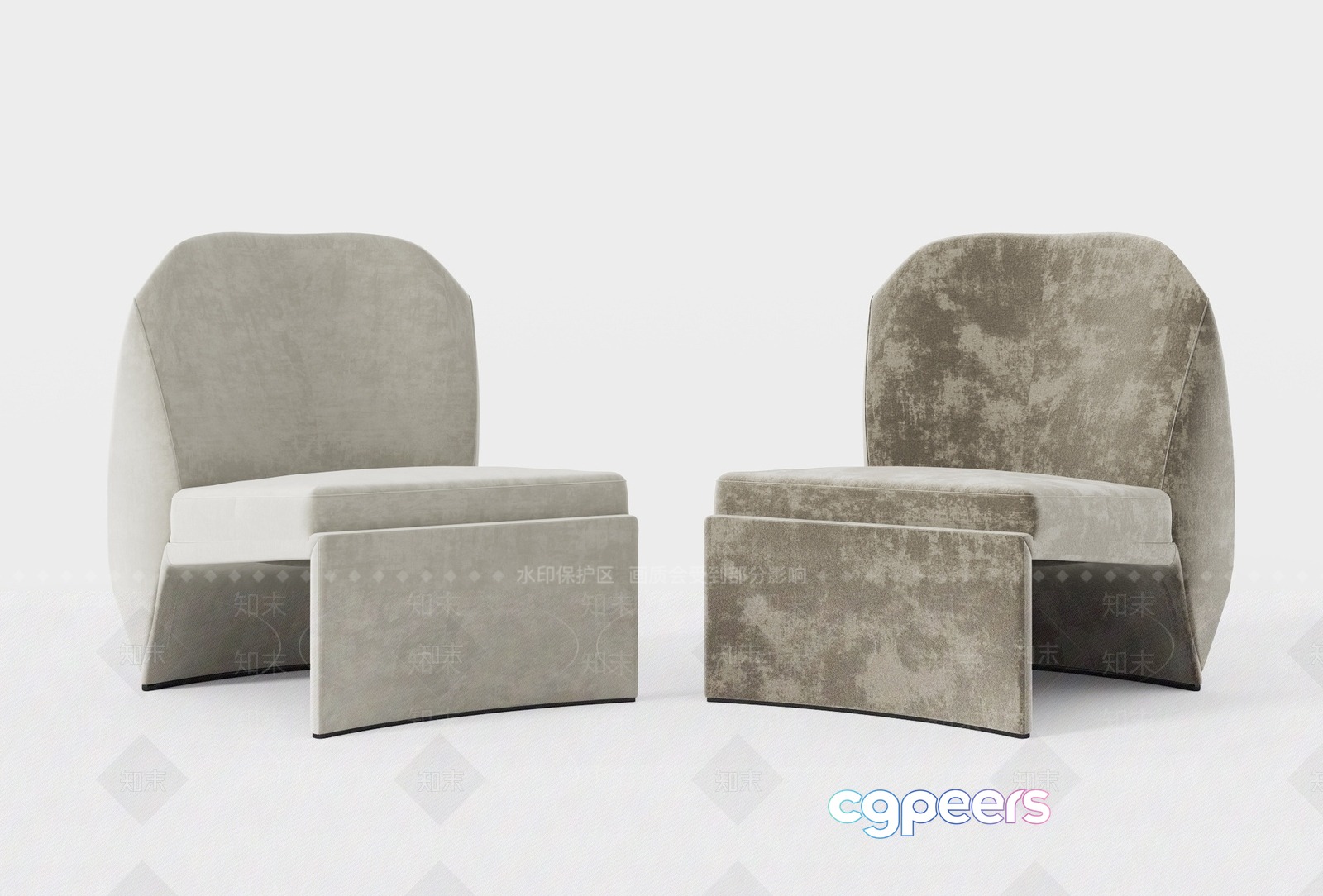 Modern Grey Chairs 3D Model - 15287 - VRAY Render Modern Grey Chairs 3D Model - 15287 - VRAY Render