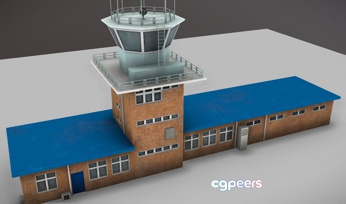 3D Game Assets - Jandakot Airport Tower 3D Game Assets - Jandakot Airport Tower