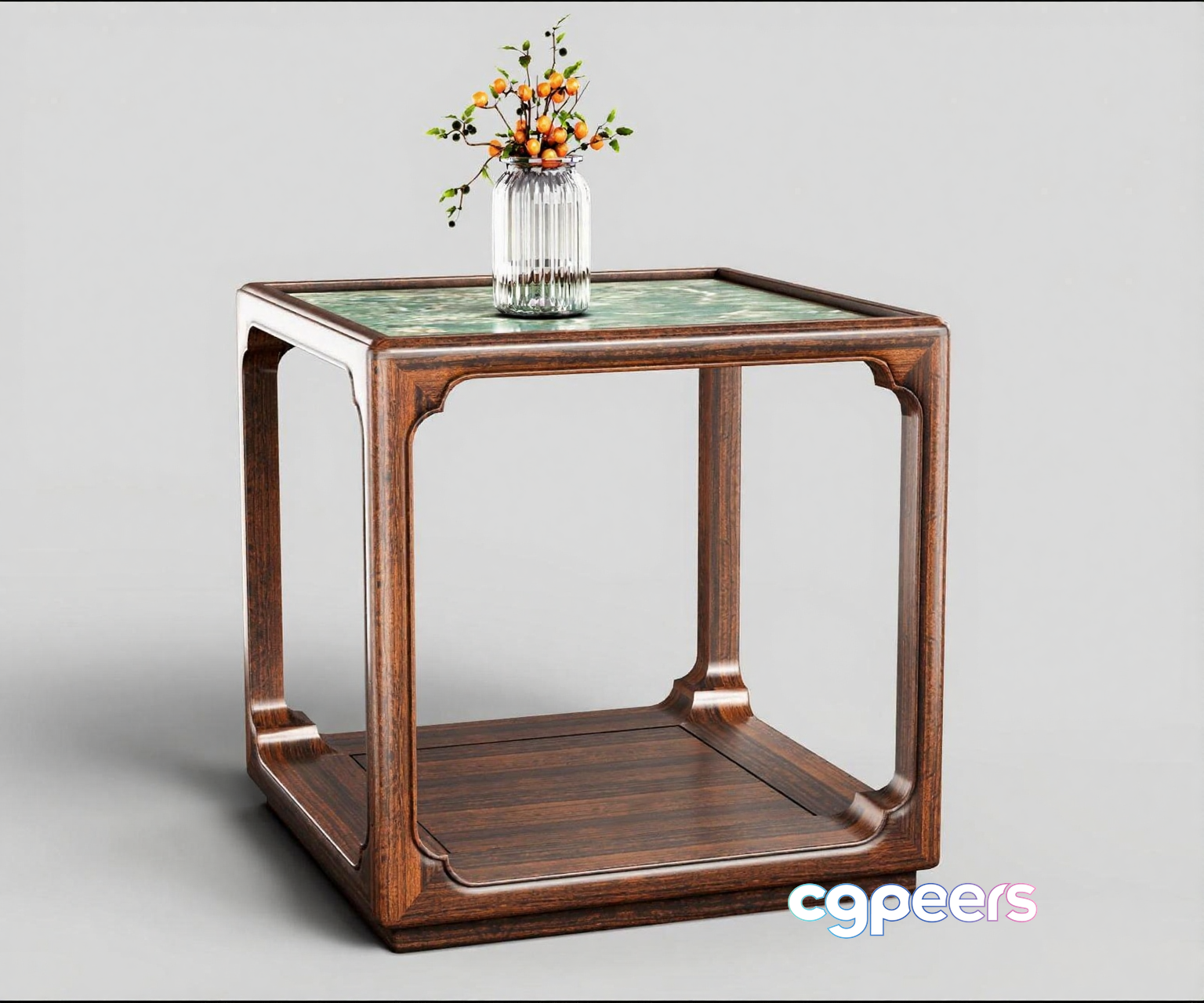 A Small Wooden Table 3D Model - 9662 - VRAY Render A Small Wooden Table 3D Model - 9662 - VRAY Render