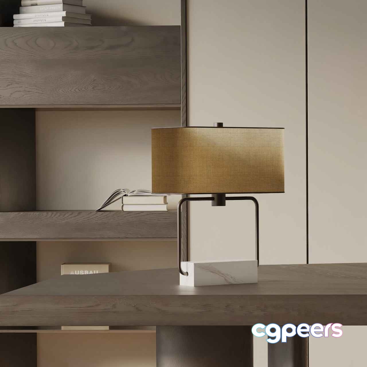 Modern Table Lamp 3D Model - 14636 - VRAY Render