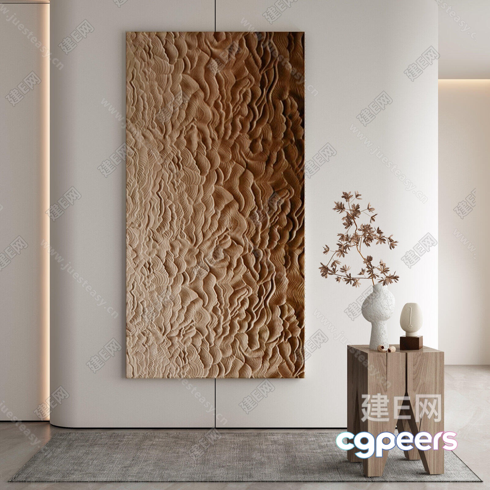 Modern Art Piece 3D Model - 18261 - VRAY Render Modern Art Piece 3D Model - 18261 - VRAY Render