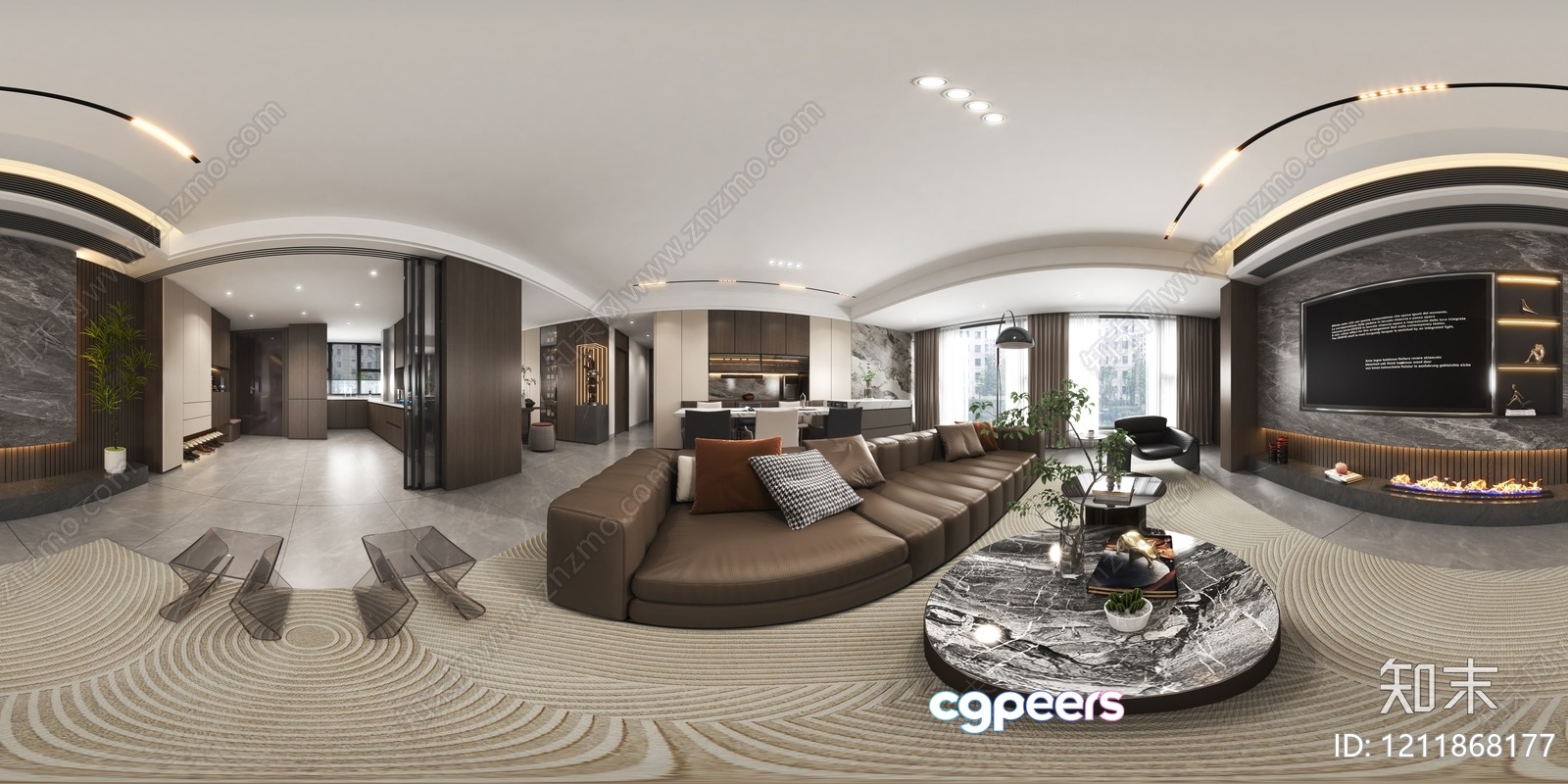 Modern Living Room 3D Model - 20999 - VRAY Render Modern Living Room 3D Model - 20999 - VRAY Render