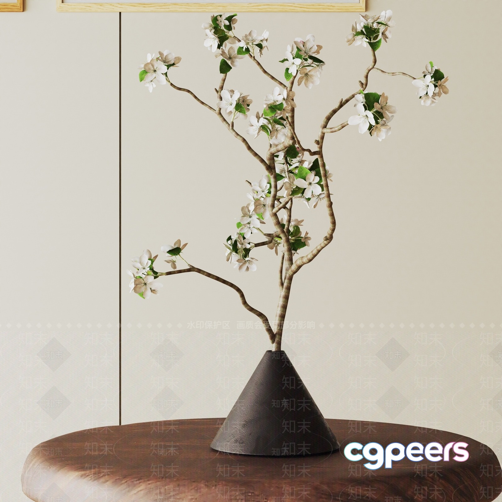 A Modern Minimalist Vase With A Unique Design 3D Model - 139 - VRAY Render A Modern Minimalist Vase With A Unique Design 3D Model - 139 - VRAY Render