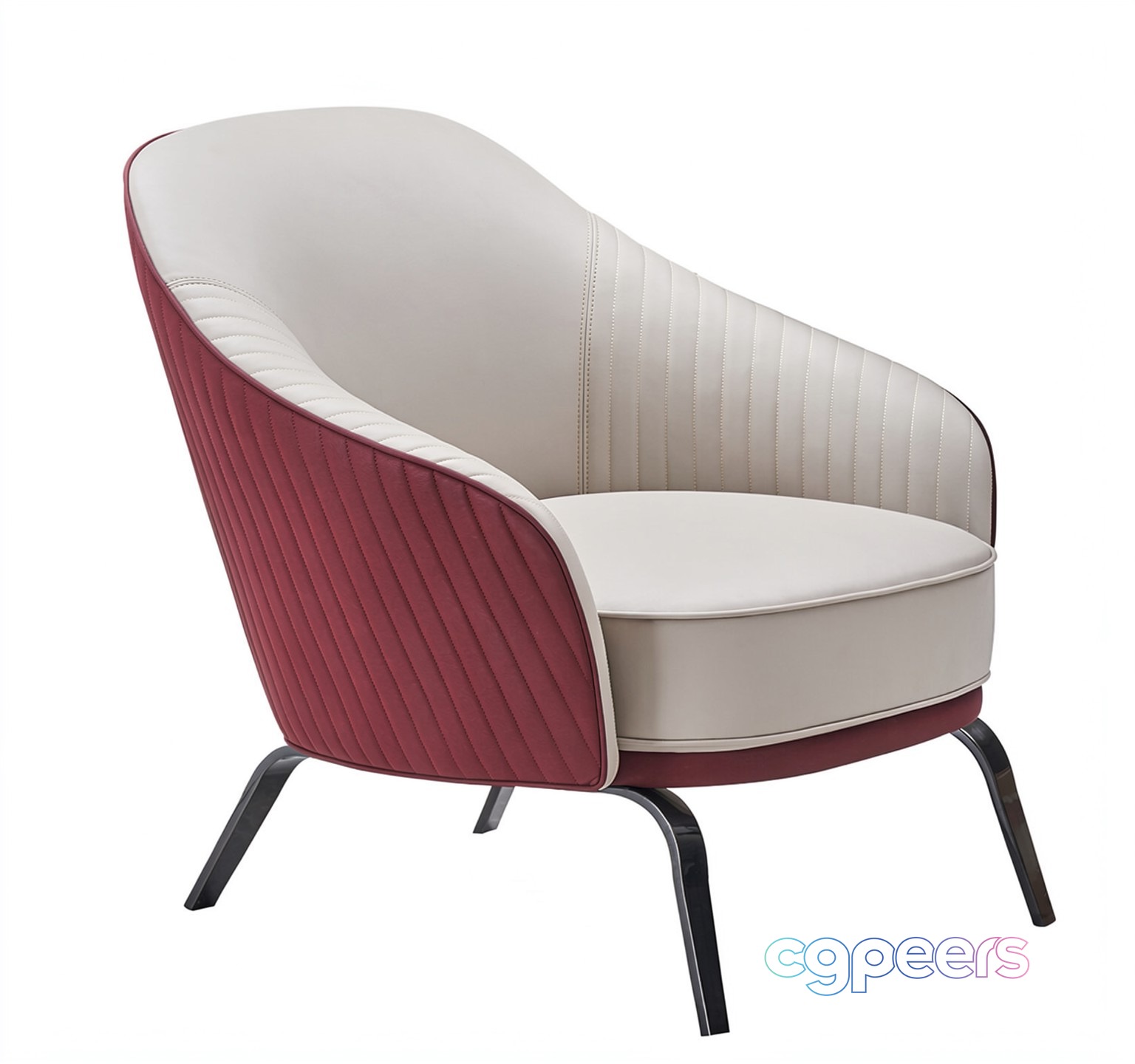 Modern White Chair 3D Model - 13144 - VRAY Render