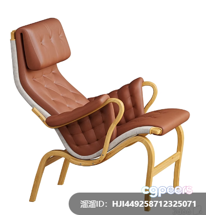 Wooden Chair 3D Model - 2525 - VRAY Render