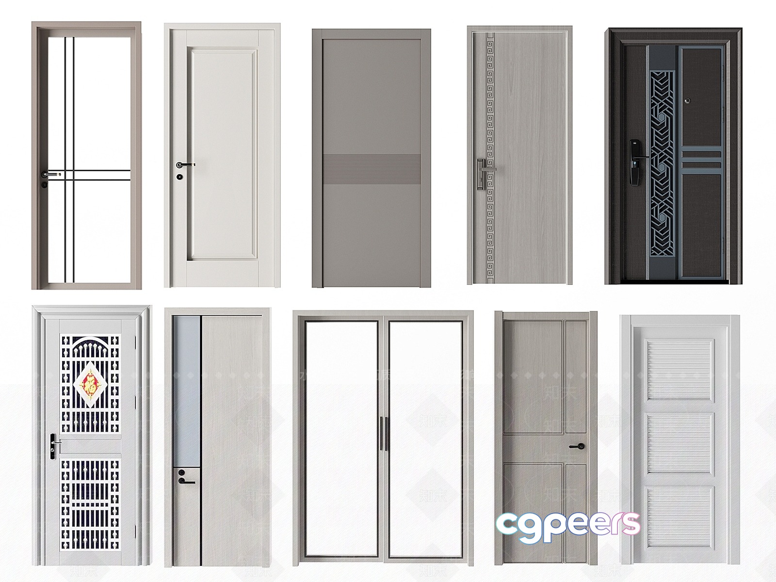 Modern Security Doors 3D Model - 12439 - VRAY Render Modern Security Doors 3D Model - 12439 - VRAY Render