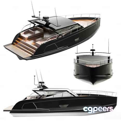 A Black Boat 3D Model - 5566 - CORONA Render