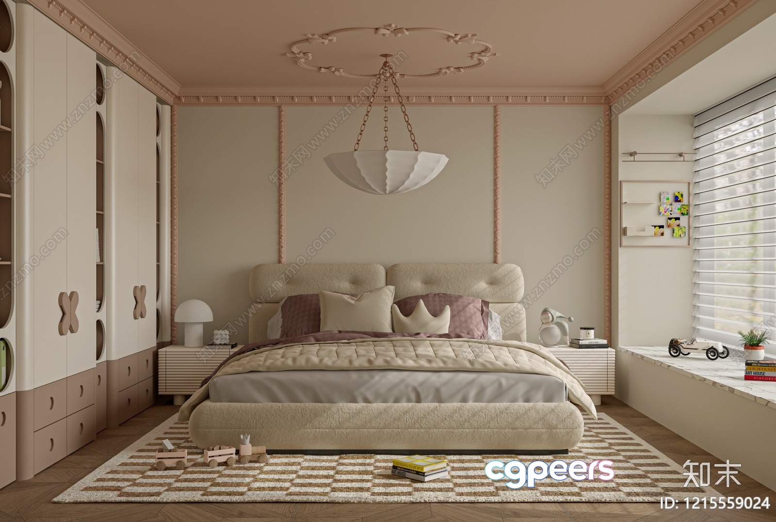 Cozy Bedroom 3D Model - 17558 - VRAY Render Cozy Bedroom 3D Model - 17558 - VRAY Render