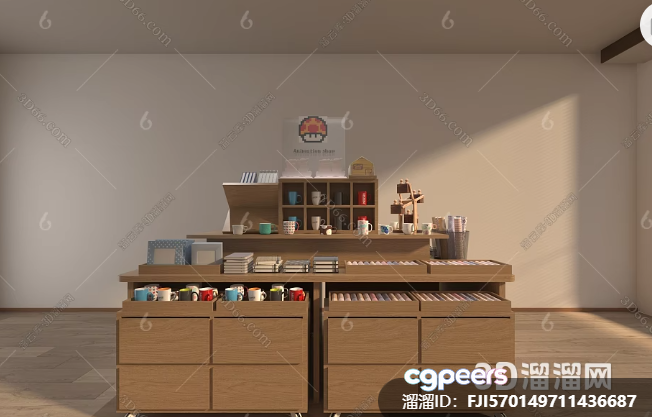 Modern Wooden Furniture 3D Model - 12889 - VRAY Render Modern Wooden Furniture 3D Model - 12889 - VRAY Render