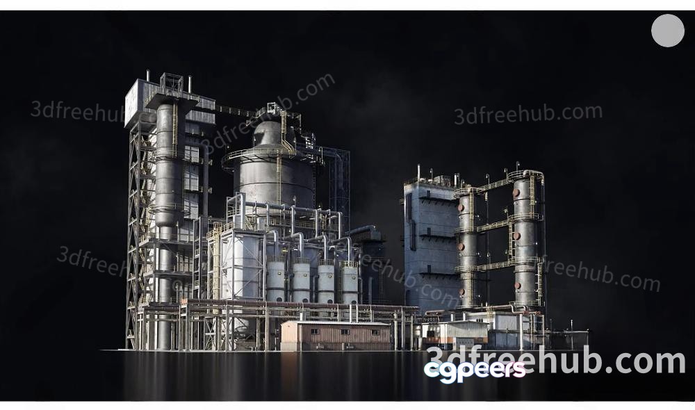 Industrial Equipment 3D Model - 16102 - VRAY Render