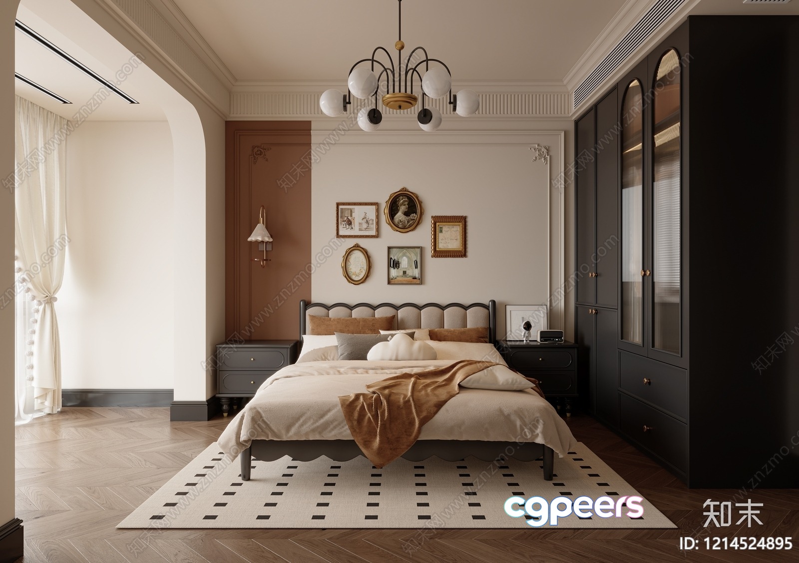 Cozy Bedroom 3D Model - 11067 - VRAY Render Cozy Bedroom 3D Model - 11067 - VRAY Render