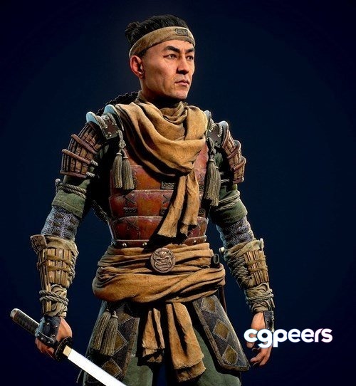 3D Game Assets - The Japan Samurai Warrior - 3D Model 3D Game Assets - The Japan Samurai Warrior - 3D Model