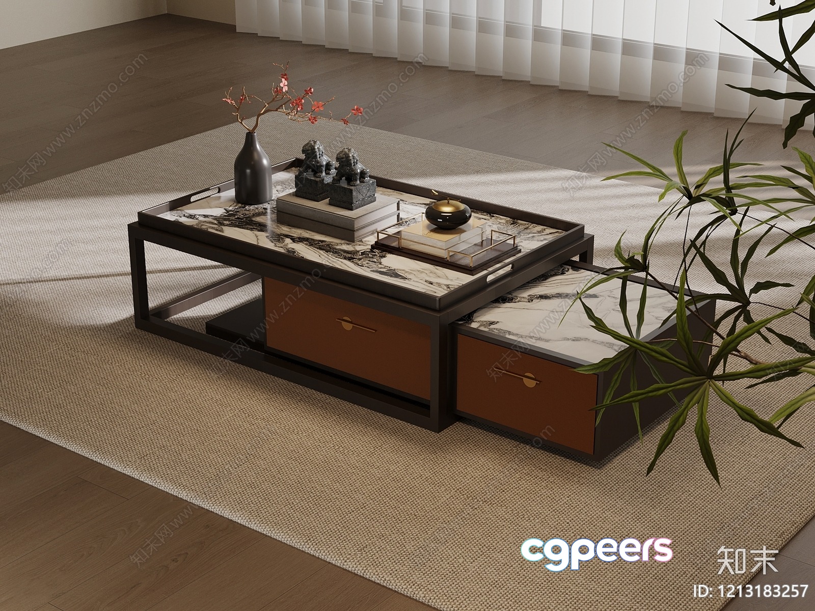 Modern Living Room 3D Model - 16639 - VRAY Render Modern Living Room 3D Model - 16639 - VRAY Render