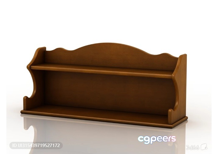 A Wooden Shelf 3D Model - 886 - VRAY Render A Wooden Shelf 3D Model - 886 - VRAY Render
