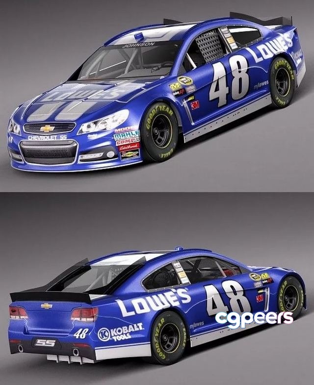 3D Game Assets - Chevrolet SS NASCAR 2013 3D Game Assets - Chevrolet SS NASCAR 2013