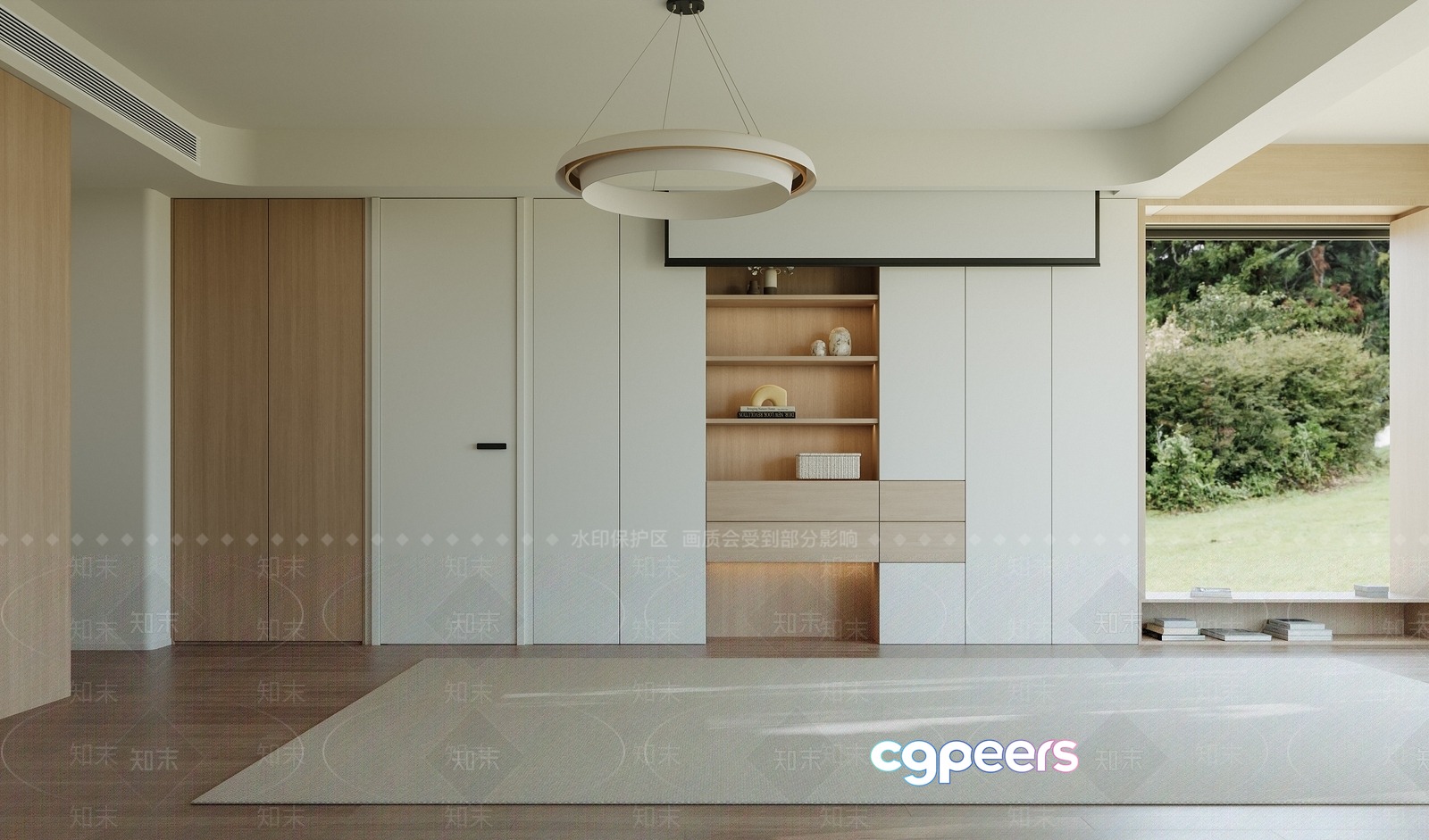 Modern Minimalist Interior 3D Model - 8645 - VRAY Render