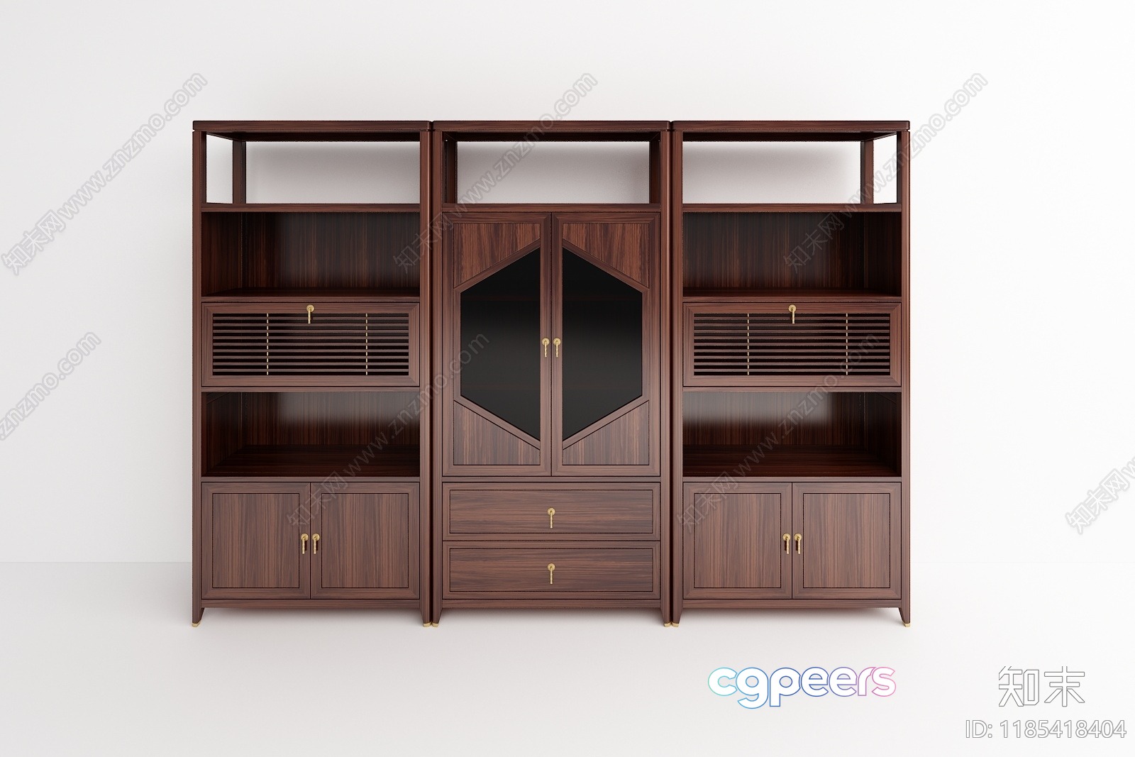 A Wooden Cabinet 3D Model - 5087 - VRAY Render A Wooden Cabinet 3D Model - 5087 - VRAY Render