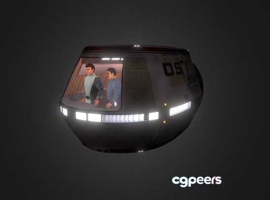 3D Game Assets - TMP Travel Pod 3D Game Assets - TMP Travel Pod
