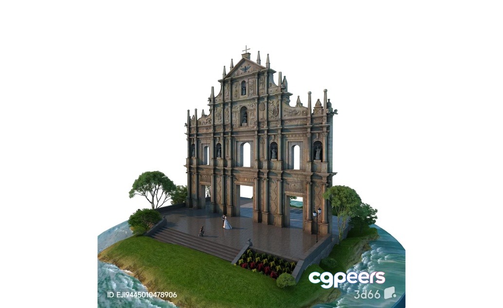 A 3D Building Model 3D Model - 7474 - VRAY Render A 3D Building Model 3D Model - 7474 - VRAY Render