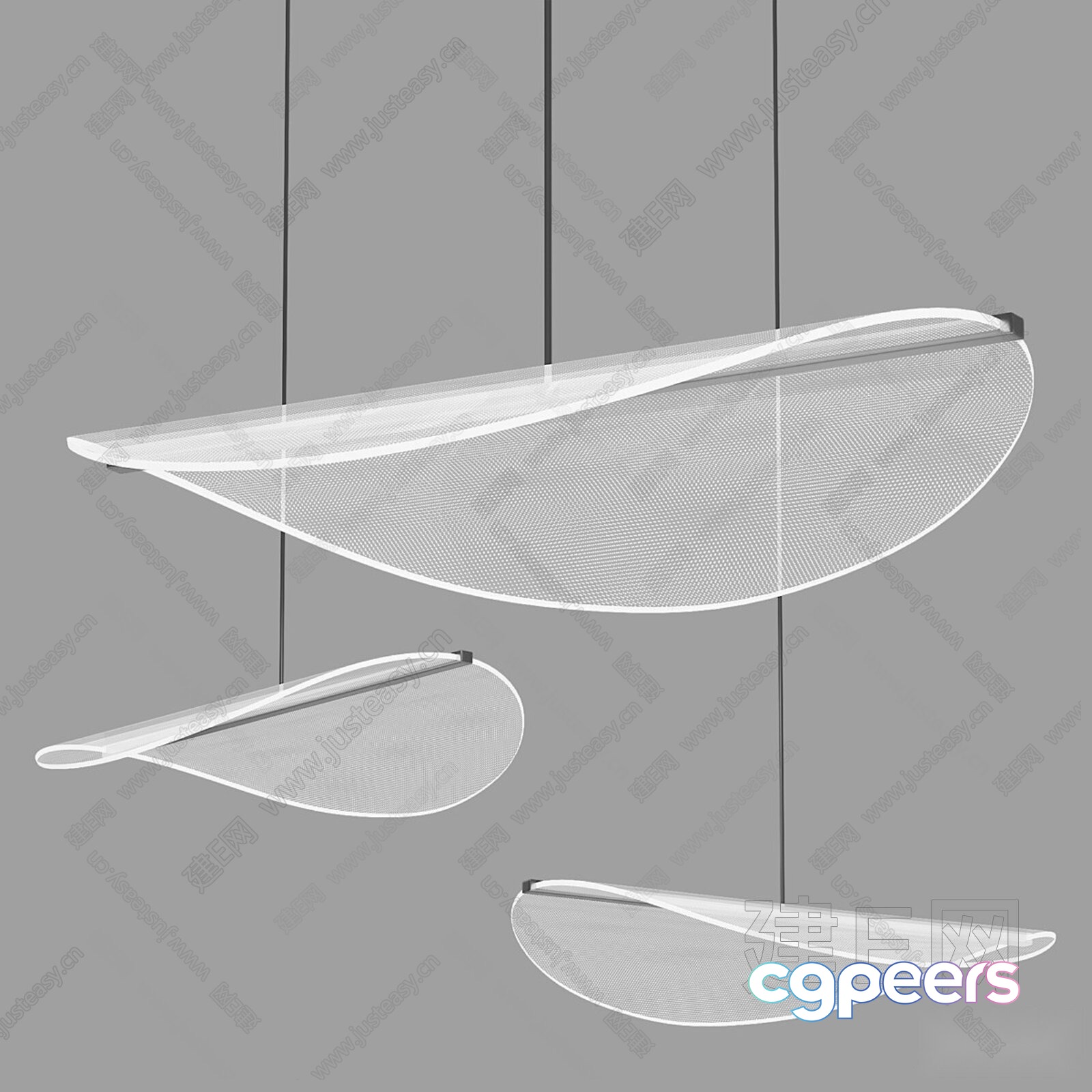 Modern Light Fixtures 3D Model - 5125 - VRAY Render
