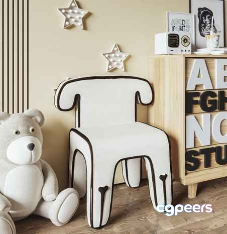 Modern Wooden Chair 3D Model - 1847 - VRAY Render Modern Wooden Chair 3D Model - 1847 - VRAY Render