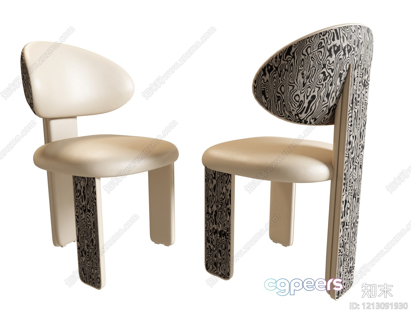 Modern Dining Chairs 3D Model - 4997 - VRAY Render