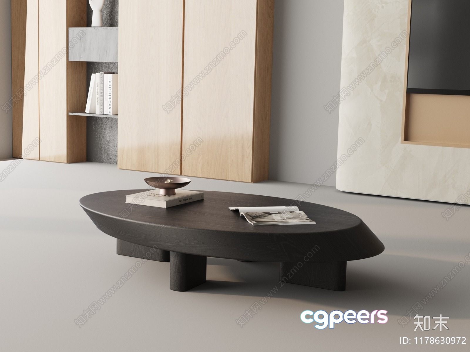 Modern Coffee Table 3D Model - 10331 - VRAY Render Modern Coffee Table 3D Model - 10331 - VRAY Render