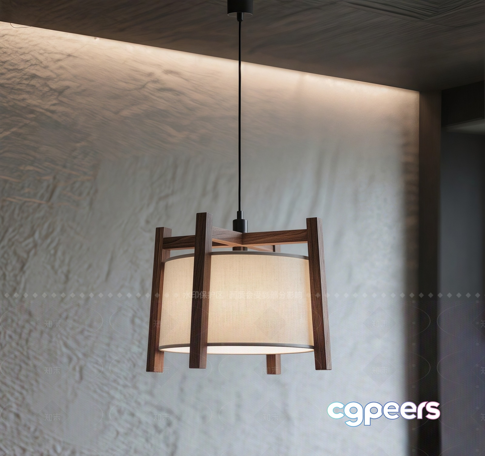 A Modern Light Fixture 3D Model - 4973 - VRAY Render