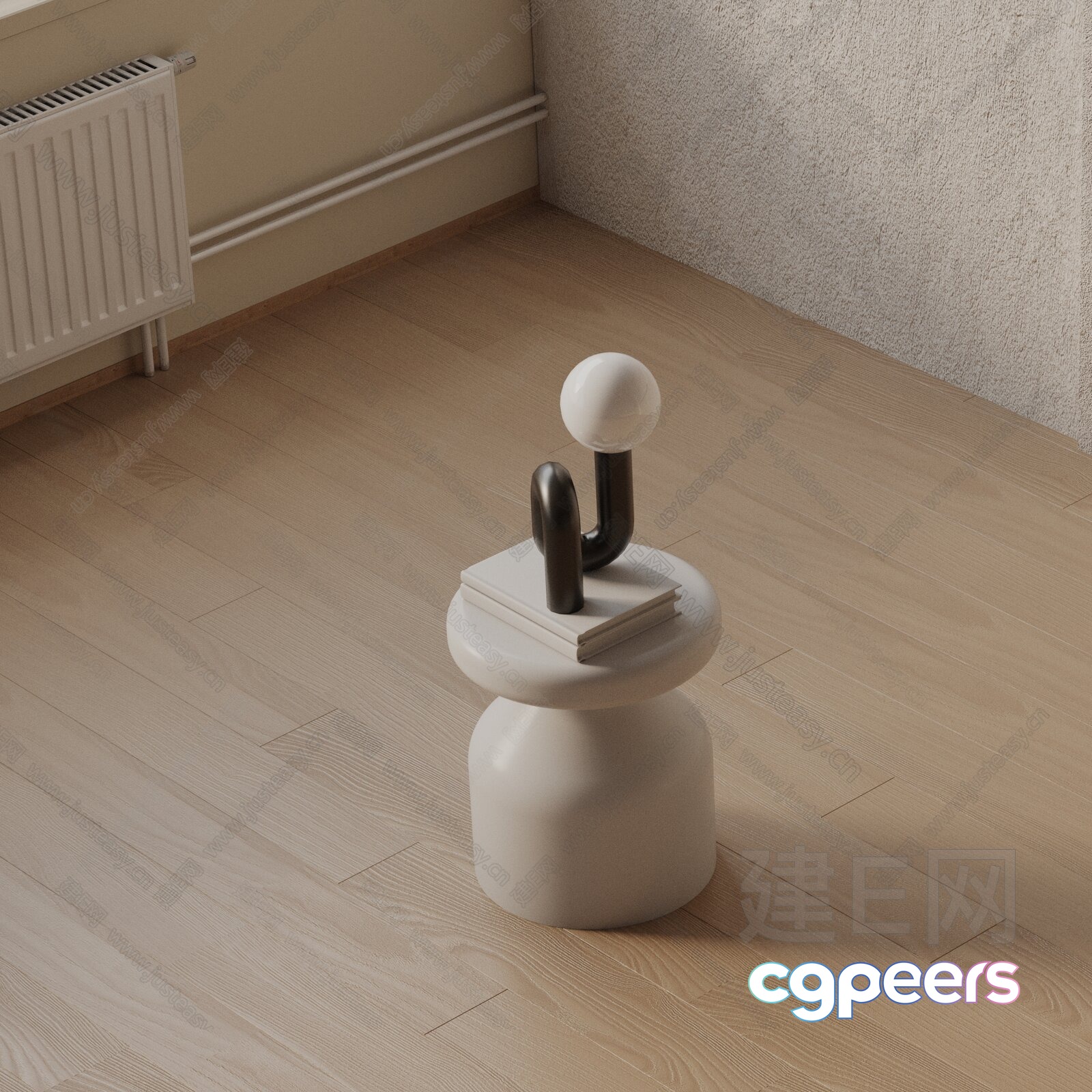 Minimalist Decorative Table 3D Model - 10853 - VRAY Render Minimalist Decorative Table 3D Model - 10853 - VRAY Render