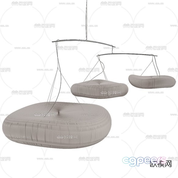 The Single Main Subject Is A Set Of Hanging Lamps 3D Model - 653 - VRAY Render