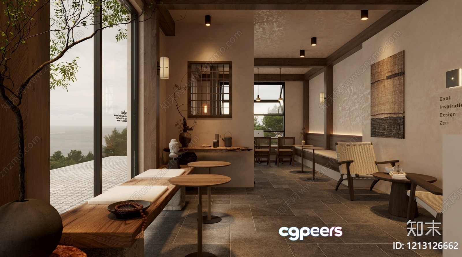 Modern Minimalist Room 3D Model - 4725 - VRAY Render