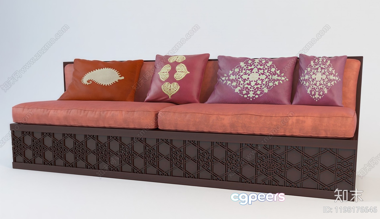 Cozy Sofa Set 3D Model - 10310 - VRAY Render